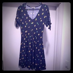 Avocado skater dress